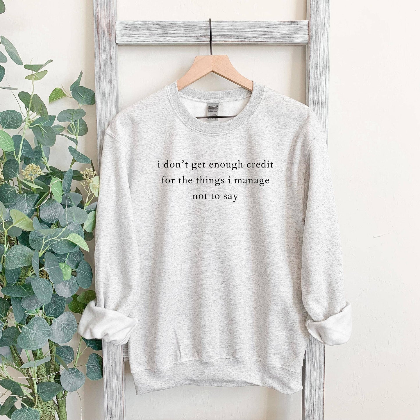 Underappreciated Manager Sarcastic Adult Humor Shirt: T-shirt / Pepper (Comfort Colors) / L
