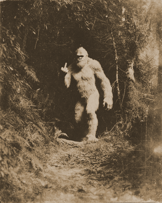 Bigfoot & Sasquatch - In Squatch Language, the Middle Finger Means GO AWAY!