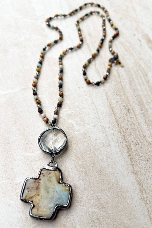 McCall Necklace in Amazonite