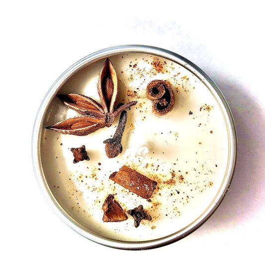 Spiced Chai Artisanal Soy Candle: 4 oz.