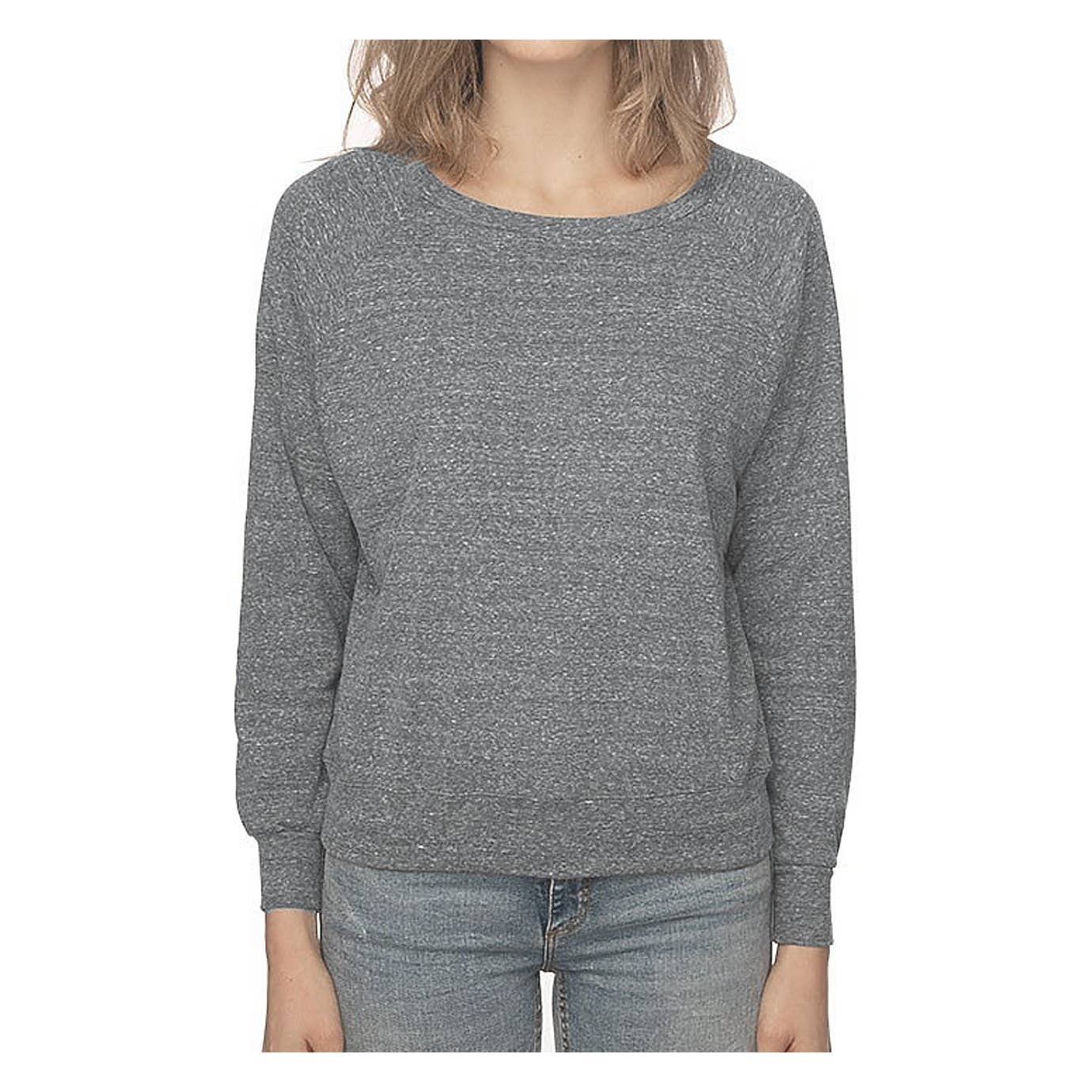 Raccoon Pia Tri Blend Pullover: Oatmeal / Lg