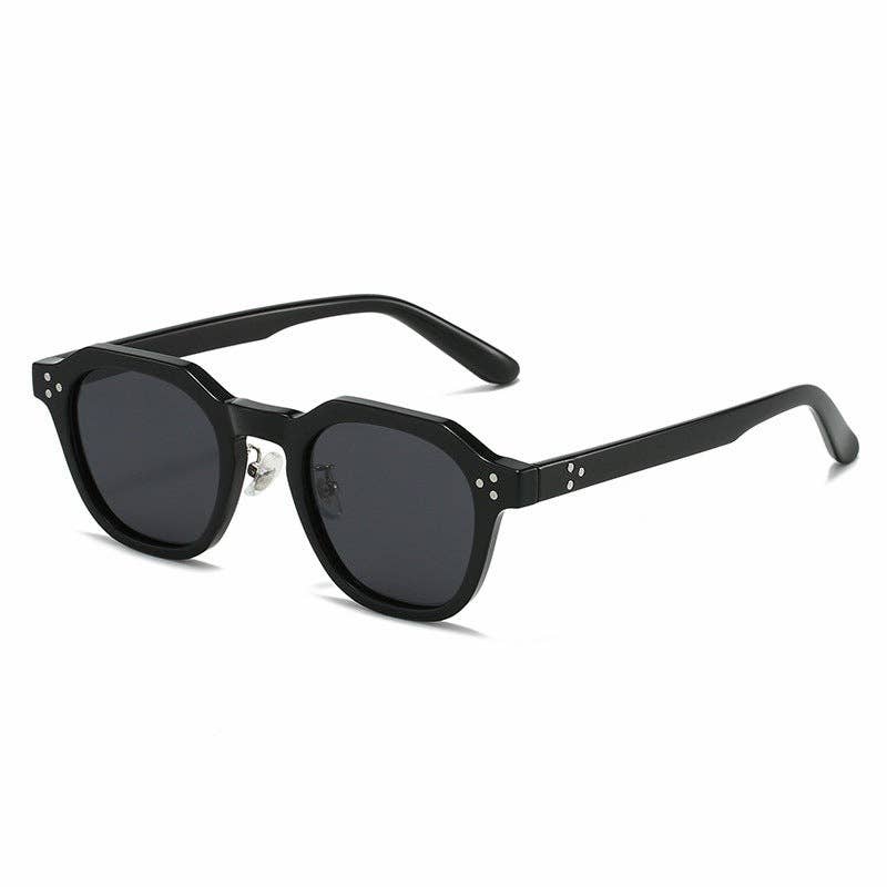 Retro Polarized UV Protection Round Sunglasses DP25D958: C2