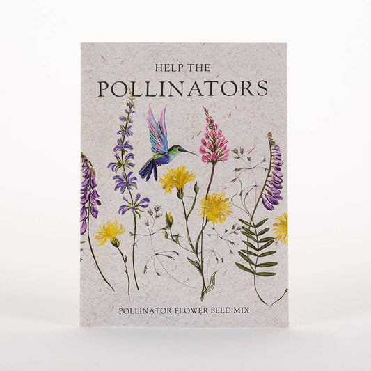 Help Pollinators Kraft Hummingbird - Pollinator Wildflower Seed