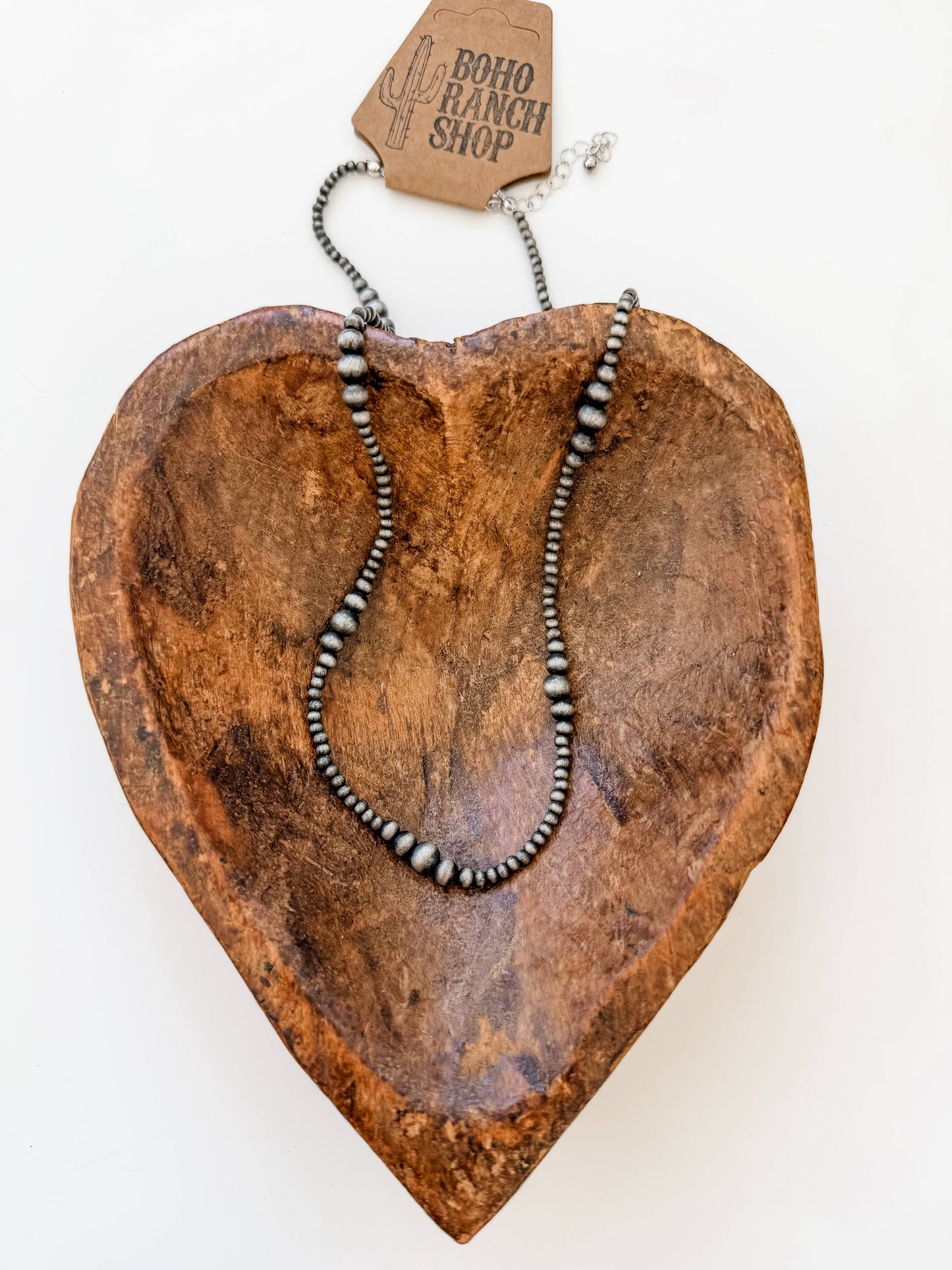 Western Style Navajo Pearl Necklace: COPPER
