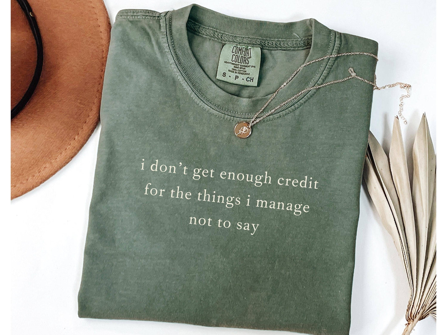 Underappreciated Manager Sarcastic Adult Humor Shirt: T-shirt / Pepper (Comfort Colors) / L