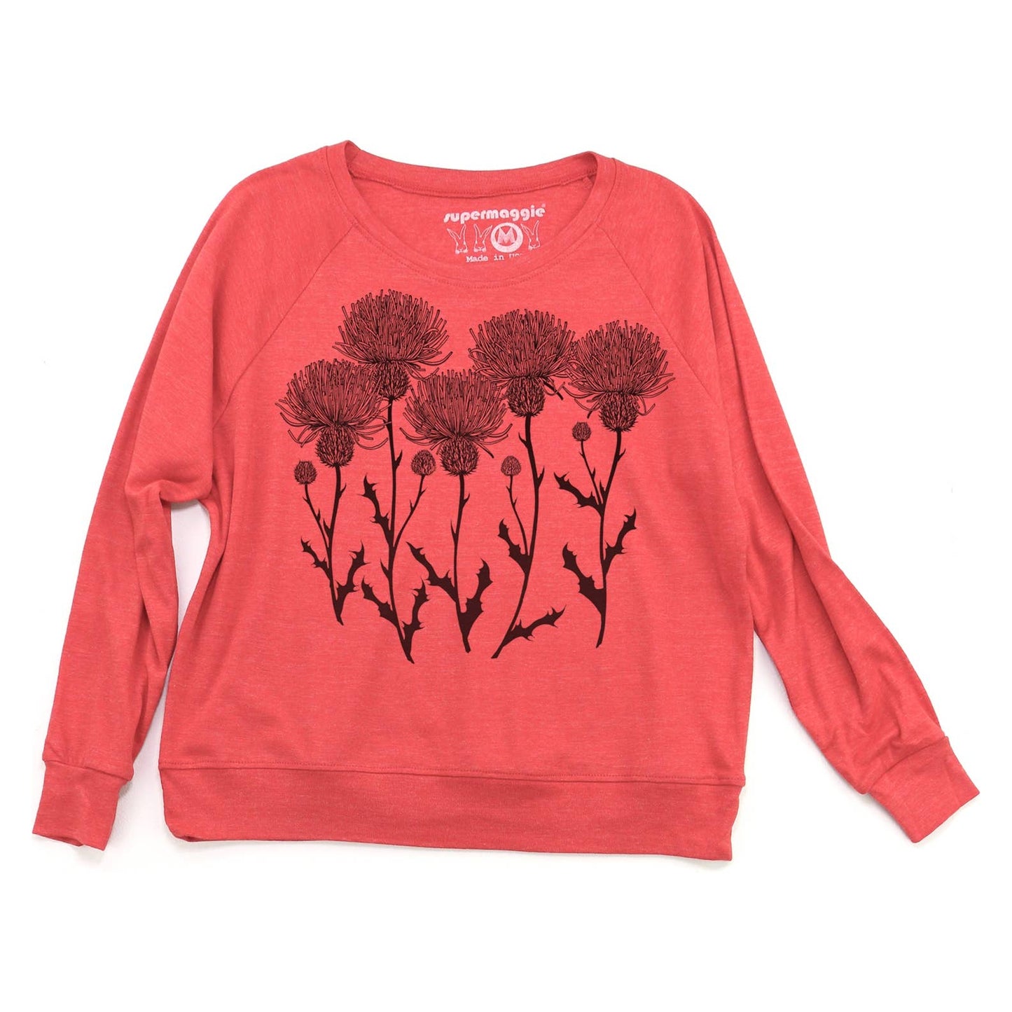 Thistles Pia Tri Blend Pullover: Oatmeal / Md
