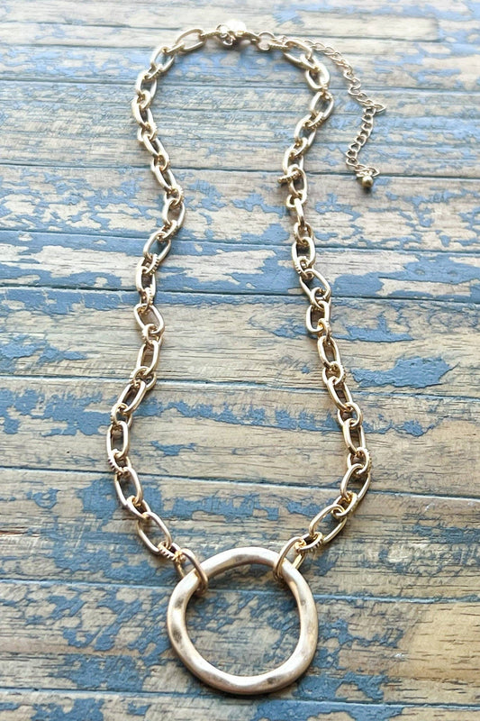 Gretchen Necklace in Gold
