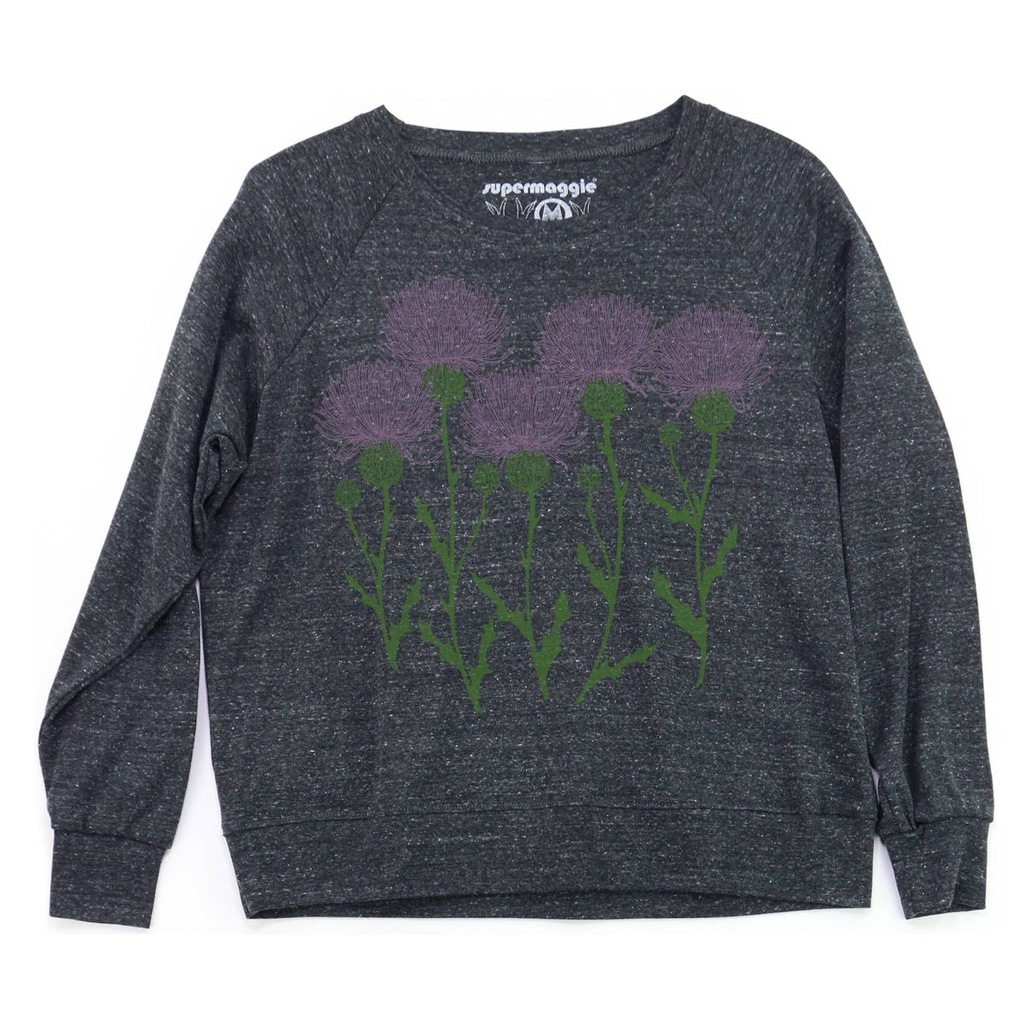 Thistles Pia Tri Blend Pullover: Oatmeal / Md