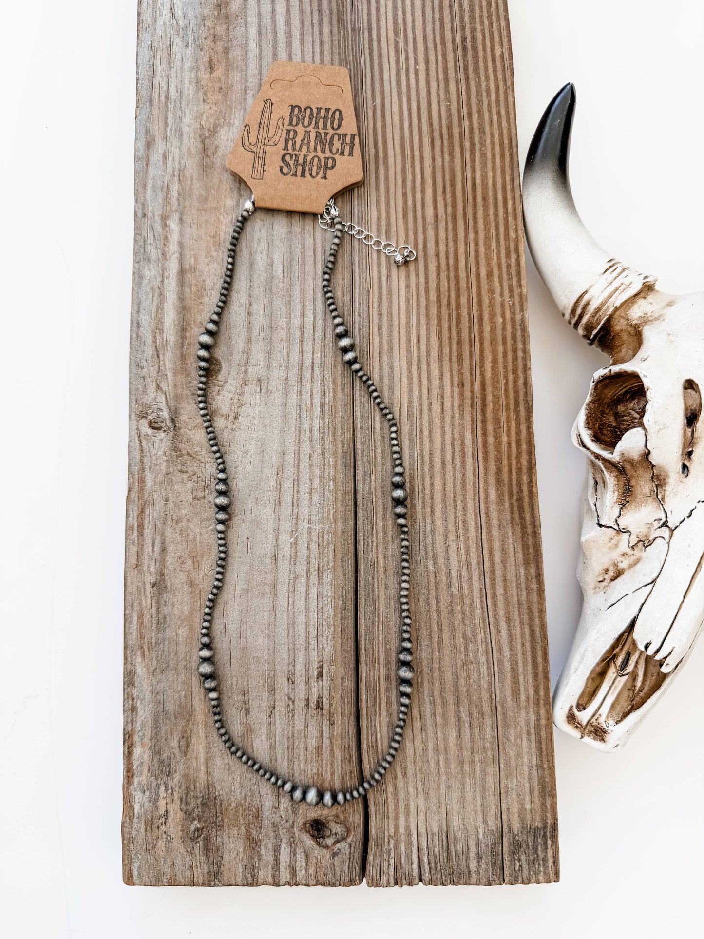 Western Style Navajo Pearl Necklace: COPPER