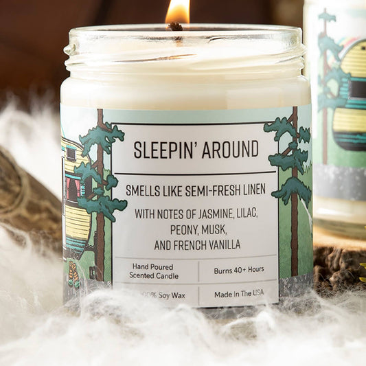 Jasmine Lilac Hand-Poured Soy Candle – French Vanilla 8oz: 8 oz.